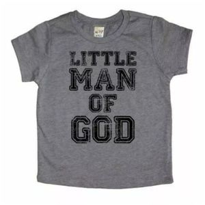 Brand New! "Little Man Of God" Boy's T-Shirt
